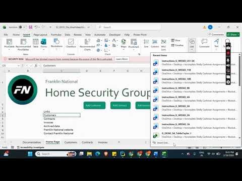 Shelly Cashman Excel 2019 | Module 10: SAM Project 1a Franklin National #shelly_cashman_excel