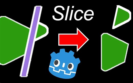 Godot 4 中的形状操纵：Line2D线、Geometry2D几何、Polygon2D多边形