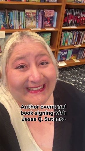 Last night I went to an author event and book signing with Jesse Q. Sutanto and it was pure magic. There is something so special about being in a room full of readers surrounded by books, listening to an author you love talk about their stories and the characters they’ve created. Last year, when I was in a really dark place, I picked up Dial A for Aunties. That book made me laugh at a time when I really needed it. It reminded me that stories can hold joy, comfort, and a little bit of light when 