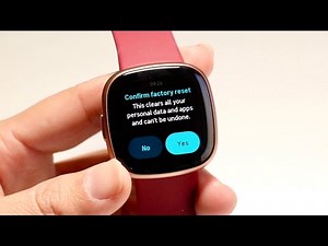 How To Factory Reset Fitbit Versa 4!