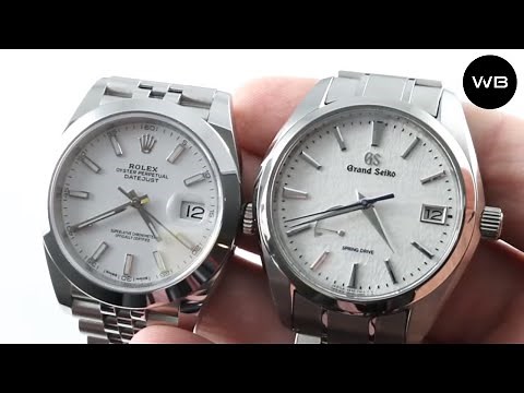 Rolex Datejust 41 vs Grand Seiko "Snowflake" Spring Drive Automatic 126300 vs SBGA211
