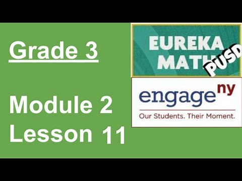 EngageNY Grade 3 Module 2 Lesson 11