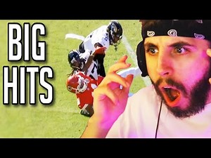 British Guy's Reaction to NFL BIGGEST HITS 2022 - 2023