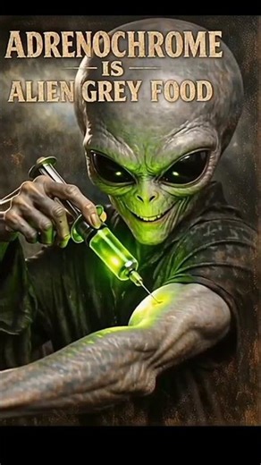 ADRENOCHROME is Alien Grey FOOD