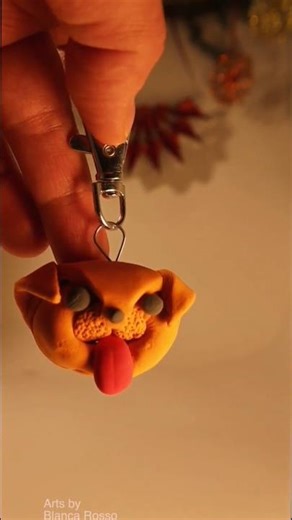 Easy Air Dry Clay Dog Keychain | Cute & Simple DIY Tutorial 🐶