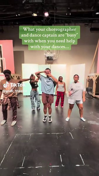 Featuring: our favorite alumni and two freshys!!!😋 #gnarlykatseye #theatre #dance