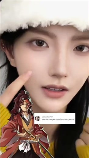 Transforming to Yoriichi #anime #cosplay #demonslayer #cosplaymakeup #fyp #cosplaycommunity
