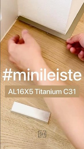 Así se instala un perfil de aluminio Minileiste