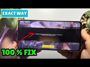 Fix download configuration failed in Call of duty mobile (100 WORKING)