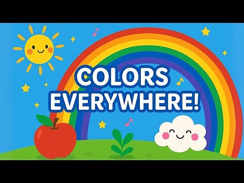 Colors Everywhere! 🌈 | Learn Colors Song for Kids | Starlala ABC