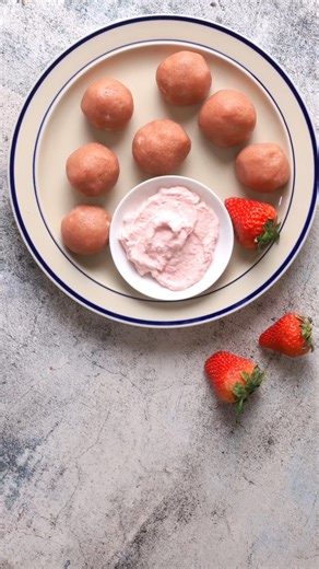 No Bake Strawberry Protein Bliss Balls. 🍓Packed with protein and bursting with strawberry flavor, they make for a nutritious and satisfying sugar free, diabetic friendly snack. Try them today! See the full recipe in the comments below and don’t forget to like, share and follow for more low carb treats. #strawberry #blissballs #highprotein #recipe #lowcarbrecipes | I Hacked Diabetes - Low Carb Recipes