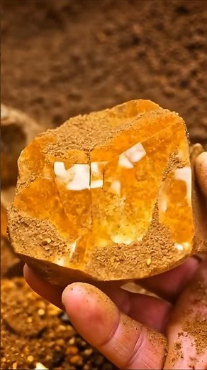 RARE Gold Crystal Found Inside Rock 😱 | Real Gold Mining Discovery