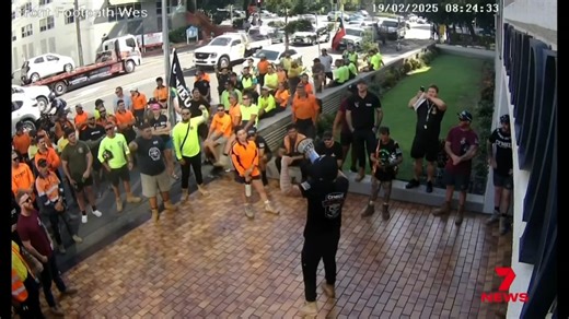 An inquiry into the troubled CFMEU, has heard claims construction workers at a major Brisbane project felt unsafe after finding trackers on their cars. | 7NEWS Brisbane