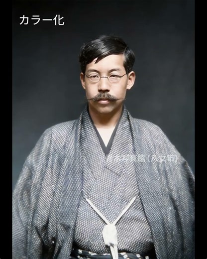 青木繁さんの古い白黒写真を修復してカラー化、更にAiで動画化してみました。#青木繁 #カラー化 #Ai #修復