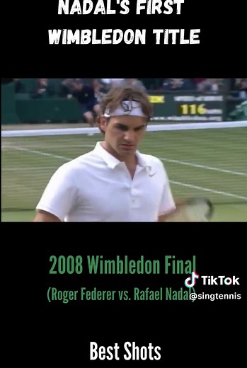 Singapore Tennis Association (@singtennis) - 2008 Wimbledon Final Highlights: Federer vs. Nadal 🎾🔥 Watch the thrilling highlights of the 2008 Wimbledon Final, a legendary match between Roger Federer and Rafael Nadal. This epic showdown is a must-see for tennis enthusiasts and players alike, featuring breathtaking rallies, intense moments, and a historic conclusion that cemented its place as one of the greatest matches in tennis history. Dive into the action and witness the skill, strategy, and