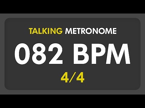 82 BPM - Talking Metronome (4/4)