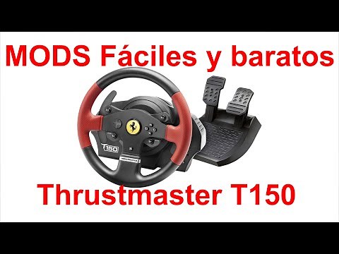 Easy and cheap mods for Thrustmaster T150.