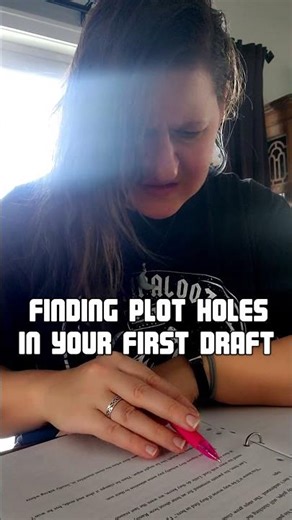 Finding plot holes in your first draft