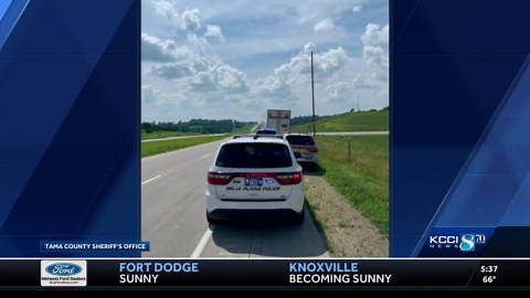 Semi leads law enforcement on chase on Highway 30