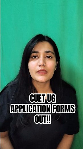 CUET UG 2026 Application Forms are Live #cuet