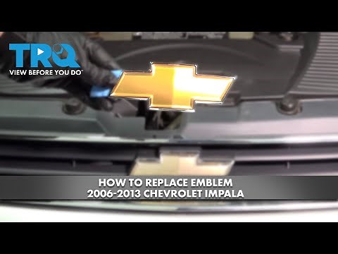 How to Replace Emblem 2006-2013 Chevrolet Impala