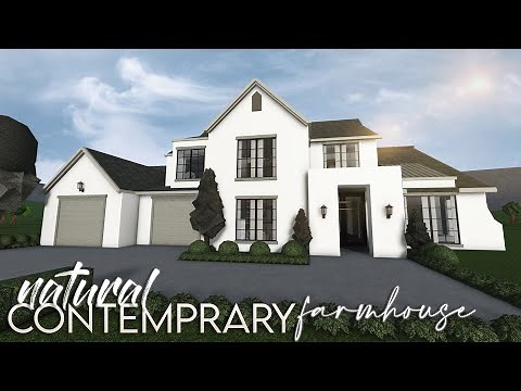 Bloxburg | Natural Contemporary Farmhouse | 220k | House Build