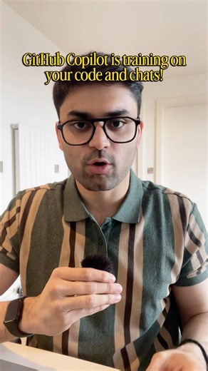 Copilot training on your code!