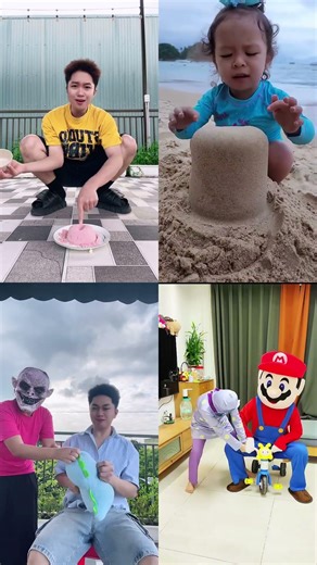 Adu suara bareng Puding Goyang và Mario Naik Sepeda! 🍮🚲🤡