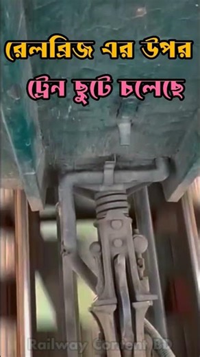 The train ar running on rail bridge. #train #railtrack #railwayline #railway #trainsignal