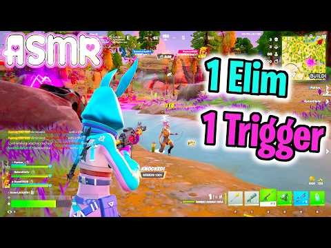 ASMR 🍀 Fortnite 1 Elim = 1 Trigger Word Relaxing Controller Sounds and Whispering 🎧
