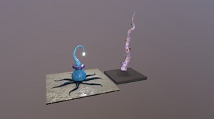 Alien Plants - Download Free 3D model by Mikael Beane (@mikaelrune)