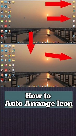How to Auto Arrange Desktop Icons in Seconds in windows 11 #shorts #trending ‪@PCMobileOfficial‬