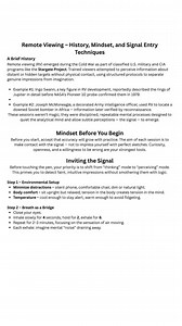 Remote Viewing Training Guide PDF | Step-by-Step Workbook for Beginners & Advanced Viewers | Psychic Development Tool