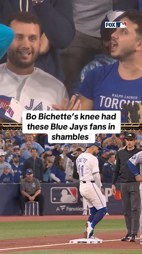 2.4M views · 6.9K reactions | Blue Jays fans react to Bichette stopping at 3rd base | MLB on FOX | Facebook