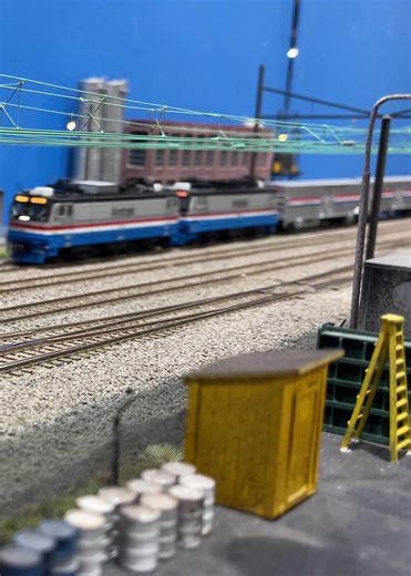 Long NEC Amtrak train #modeltrains #trains #amtrak | train