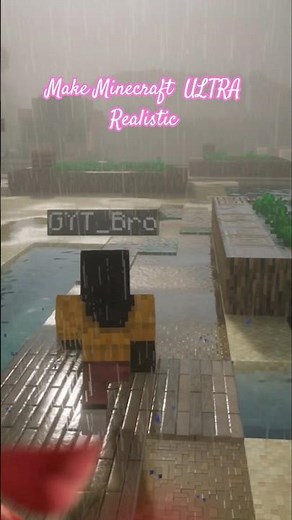 🔥Make Minecraft ULTRA Realistic On RTX! ❤️‍🔥 | #minecraft