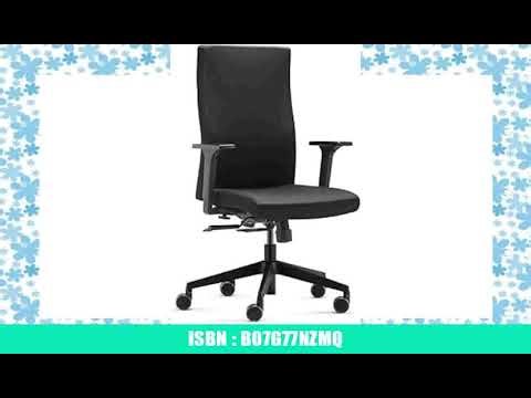 Strike Plus Comfort SK 9248 Office Swivel Chair, Executive Chair, Black, Fully Padded Backrest,