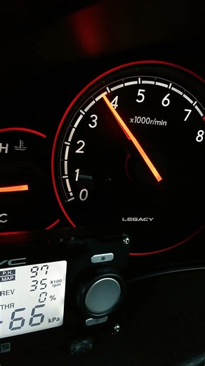 3ポートソレノイドに変更して3速まで巡航、シフトダウンのブリッピングが気持ちよい！。スバル レガシィ BL5GT #スバル