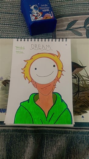 Minecraft Dream Drawing ( anime type )