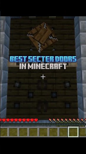 Best Secret Doors in Minecraft 🗝️