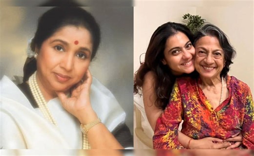 'Magnificent' Asha Bhosle sang for Tanuja and her daughter Kajol, 26 years apart