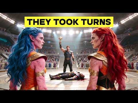 Human Defeated Galactic Champion, By Law He Now Owns His Two Wives