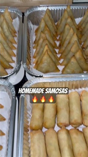 Homemade Samosas 🔥🤤 #samosas