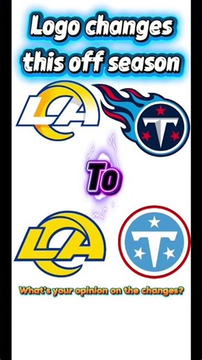 NFL logo changes #americanfootball