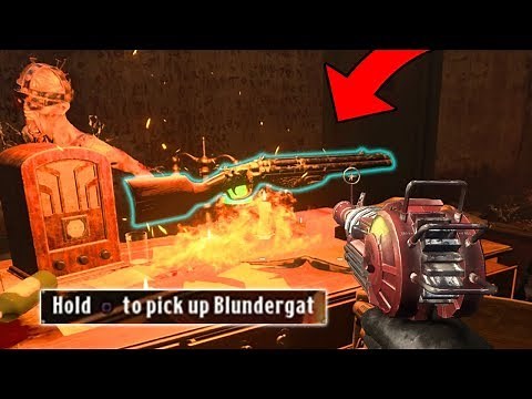 How To Get FREE BLUNDERGAT in BLOOD OF THE DEAD (Black Ops 4 Zombies Tutorial Skulls Location Guide)