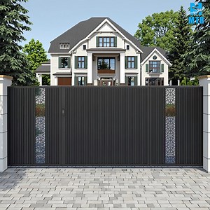 [Hot Item] Luxury Automatic House Gate Automatic Aluminum Gate Designs Aluminum Gate Suppliers Gates for Houses
