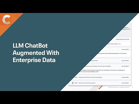 LLM ChatBot Augmented with Enterprise Data