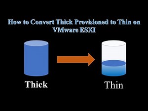 How to Convert Thick Provisioned Disk to Thin on VMware ESXI Without Lossing Data