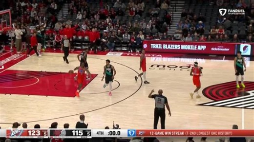 Oklahoma City Thunder vs. Portland Trail Blazers: Game Highlights