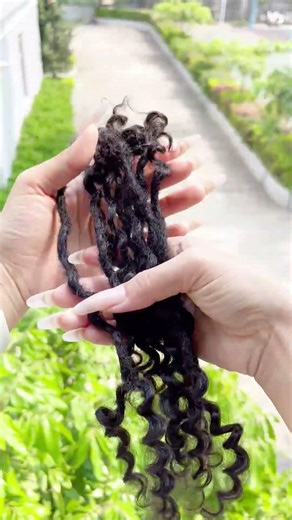 What are the best curly loc extensions for a natural look?